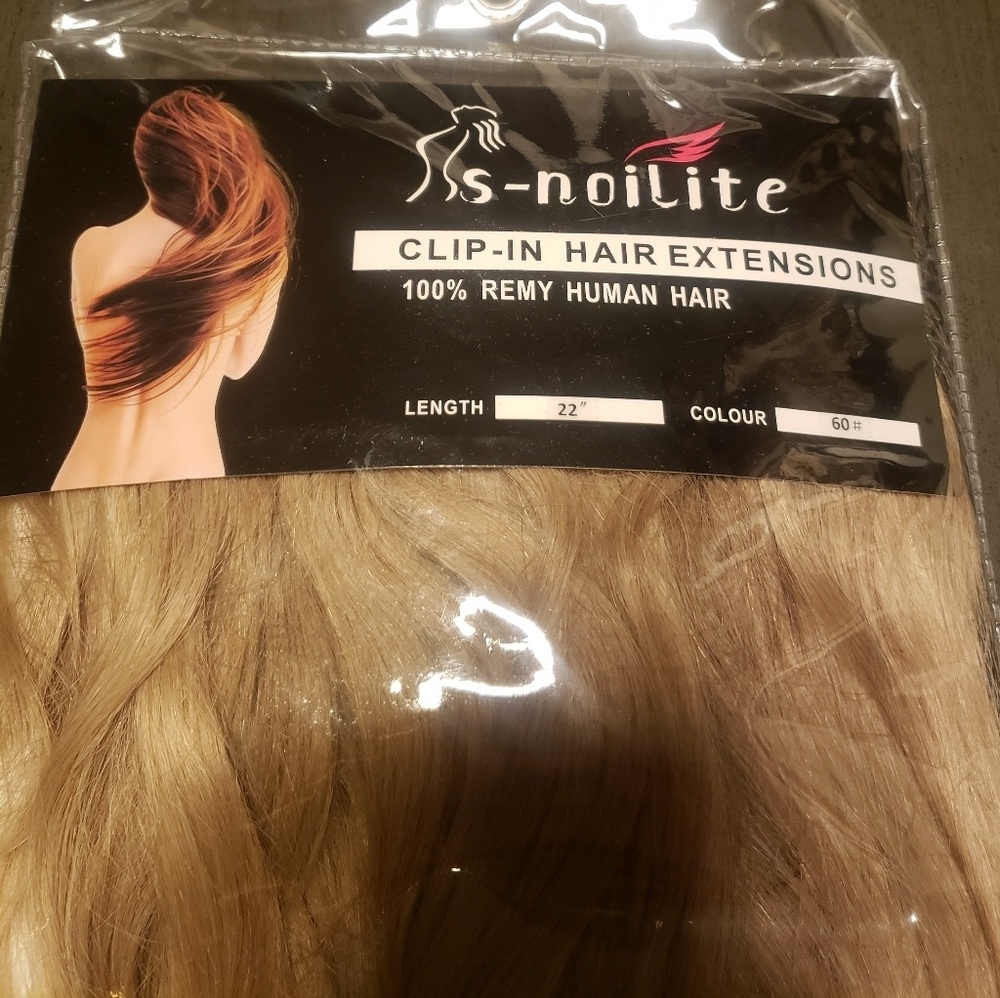 100% Remy Real Human Hair Clip In Extensions